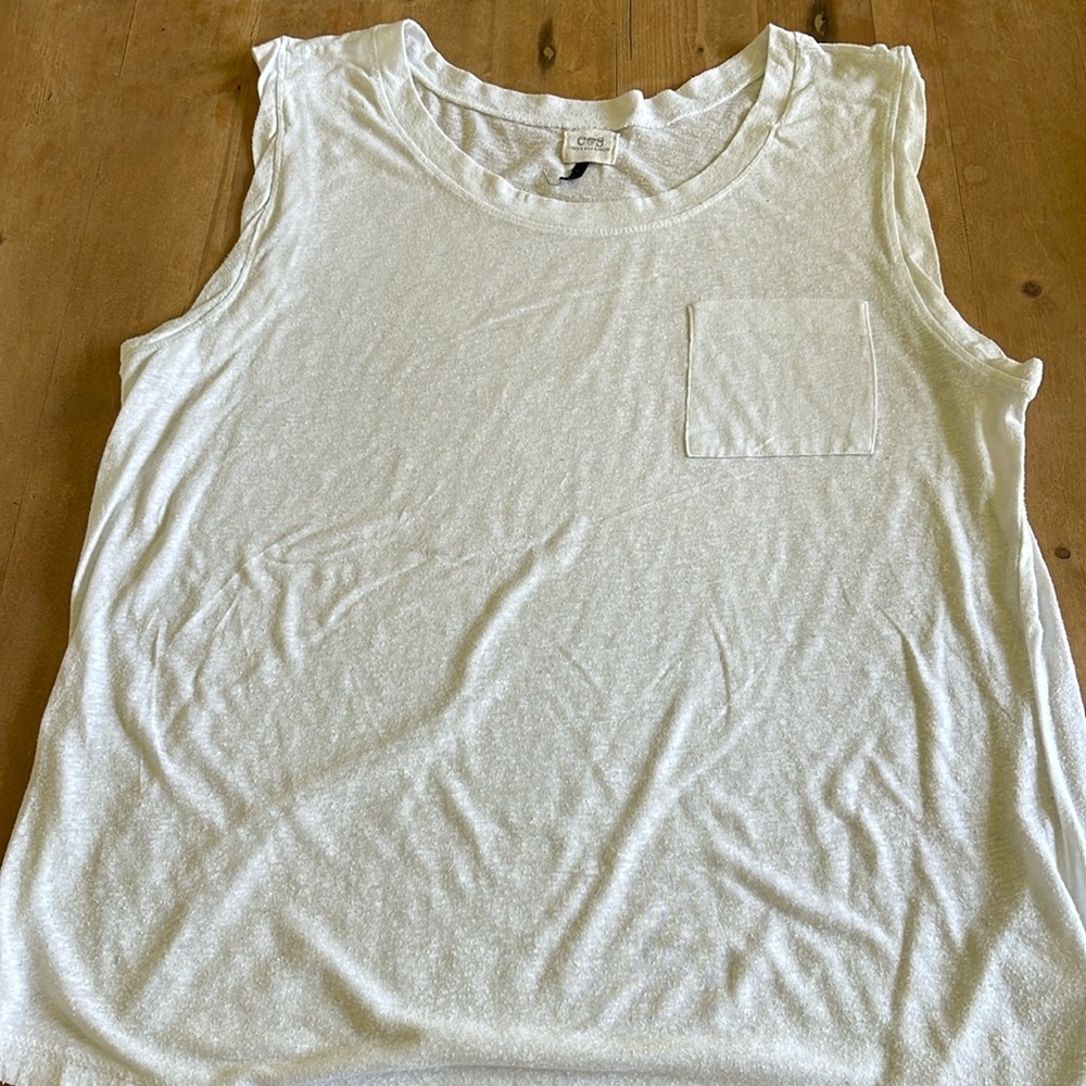 C&S Check and Stripe Sleeveless Tee XL